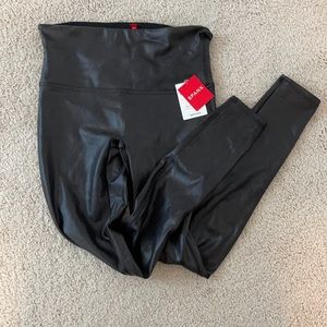 Spanx Leather Leggings